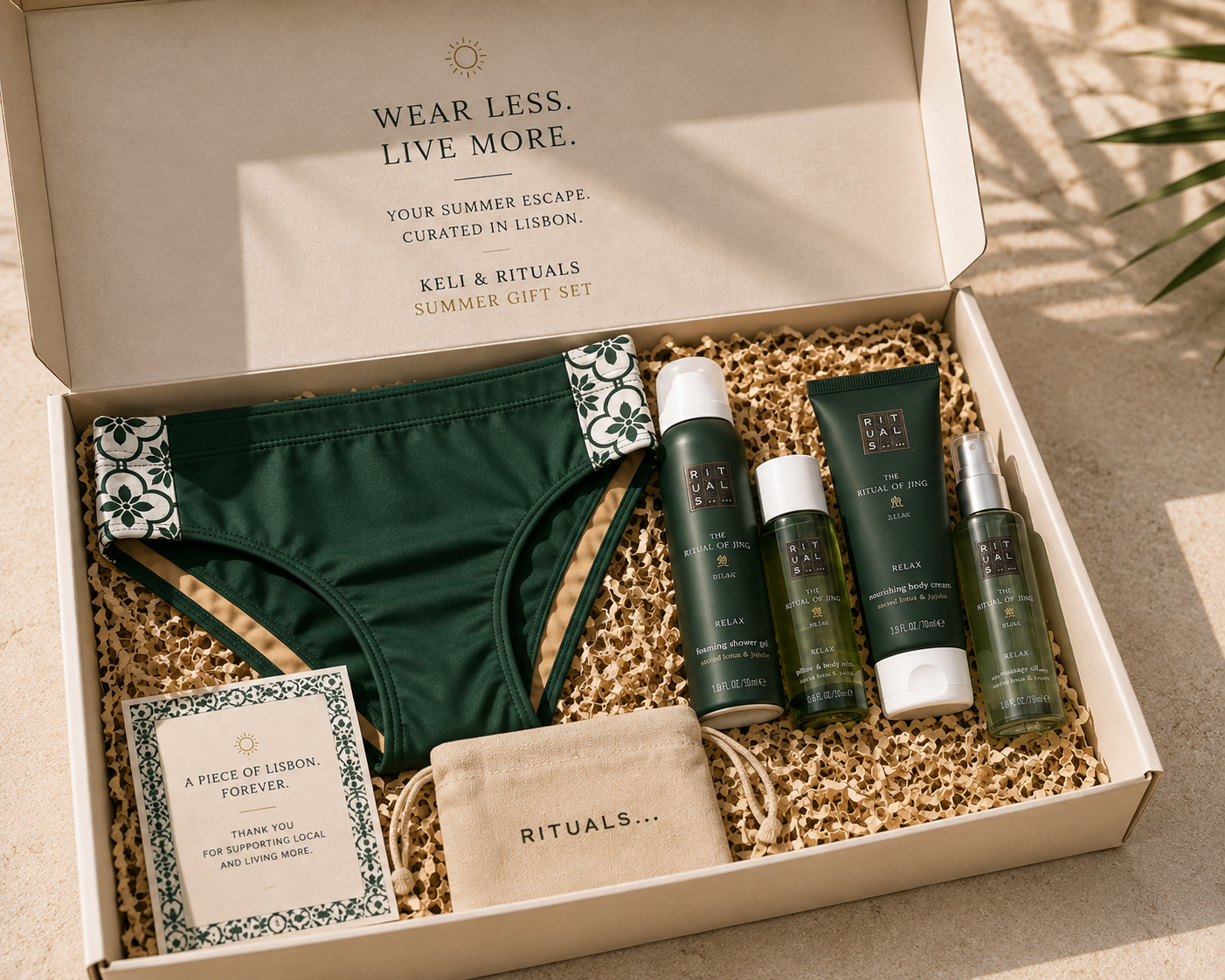 Caja de regalo KELI x RITUALS — Esenciales para hombre