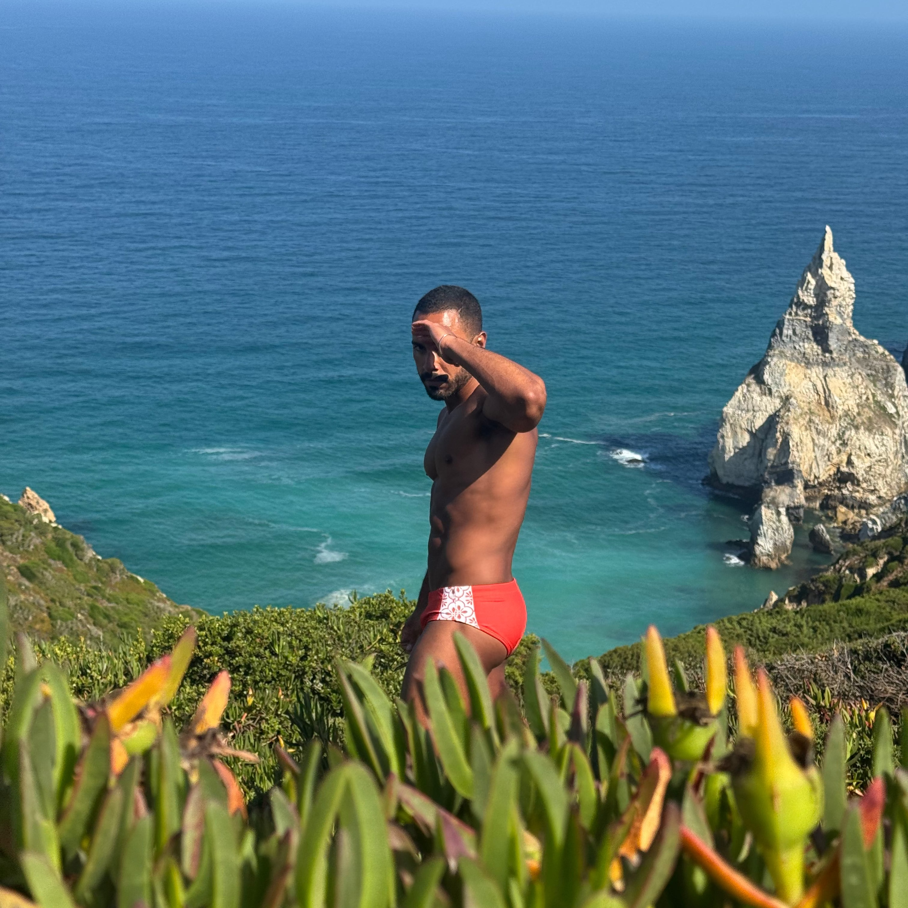 Terracotta – Men's Sunga Swim Brief | KELI Swim